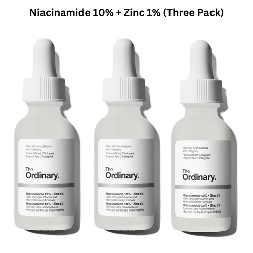 Niacinamide 10% + Zinc 1% (Three Pack)